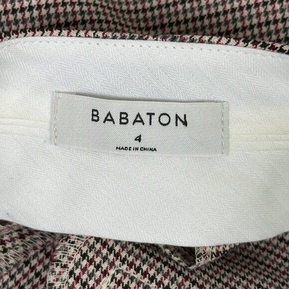 Aritzia Babaton Atelier Walker Houndstooth Ankle Pants - Picture 5 of 12